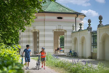 Radler im Hofgarten Eichstätt
