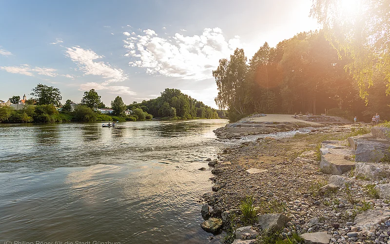 Günzburg-Donau/Naumündung-Donau-Sehenswürdigkeit-PhilippRögerFürDieStadtGünzburg