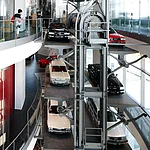 Innen und Aussen AnsichtenIngolstadt Audi Forum, Deutschland am 21.05.2012