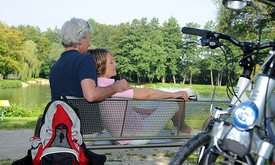 Bad Gögging - Fahrrad im Park