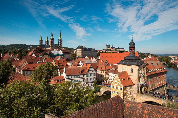 Bamberg - Stadtansicht Blick über die Altstadt