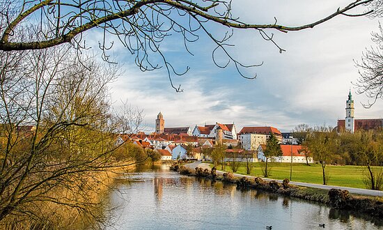 Ein Blick auf Donauwörth.